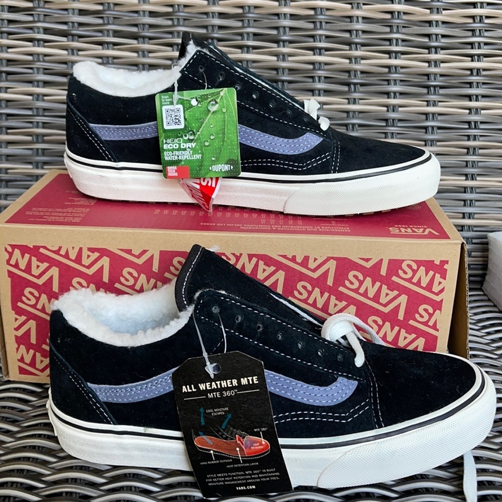 Vans Old Skool Mte Nubuck/Black WMNS” Sherpa Sneakers